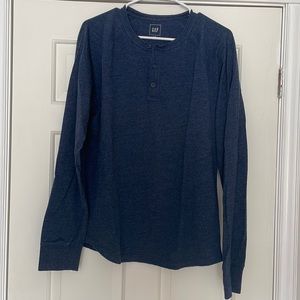 Mens GAP Henley long sleeved shirt